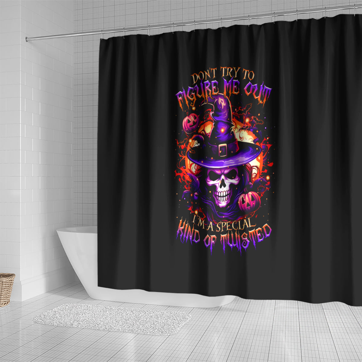 wizard-skull-halloween-shower-curtain-dont-try-to-figure-me-out-im-a-special