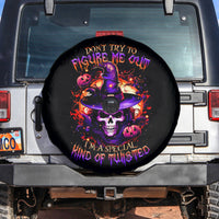 Wizard Skull Halloween Spare Tire Cover Don't Try To Figure Me Out I'm A Special - Wonder Print Shop