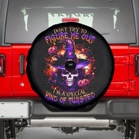 Wizard Skull Halloween Spare Tire Cover Don't Try To Figure Me Out I'm A Special - Wonder Print Shop