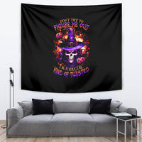 Wizard Skull Halloween Tapestry Don't Try To Figure Me Out I'm A Special - Wonder Print Shop
