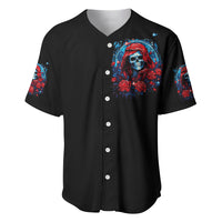 Lady Skull Baseball Jersey They Ask You To Be Yourself And Yet They Judge You - Wonder Print Shop