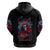 Lady Skull Hoodie They Ask You To Be Yourself And Yet They Judge You - Wonder Print Shop