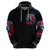 Lady Skull Hoodie They Ask You To Be Yourself And Yet They Judge You - Wonder Print Shop