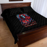 Lady Skull Quilt Bed Set They Ask You To Be Yourself And Yet They Judge You - Wonder Print Shop