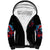 Lady Skull Sherpa Hoodie They Ask You To Be Yourself And Yet They Judge You - Wonder Print Shop