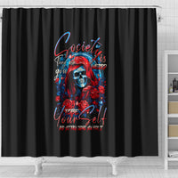 lady-skull-shower-curtain-they-ask-you-to-be-yourself-and-yet-they-judge-you