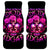 Three Rose Skull Car Mats Stuck Between Idk Idc And Idgaf - Wonder Print Shop