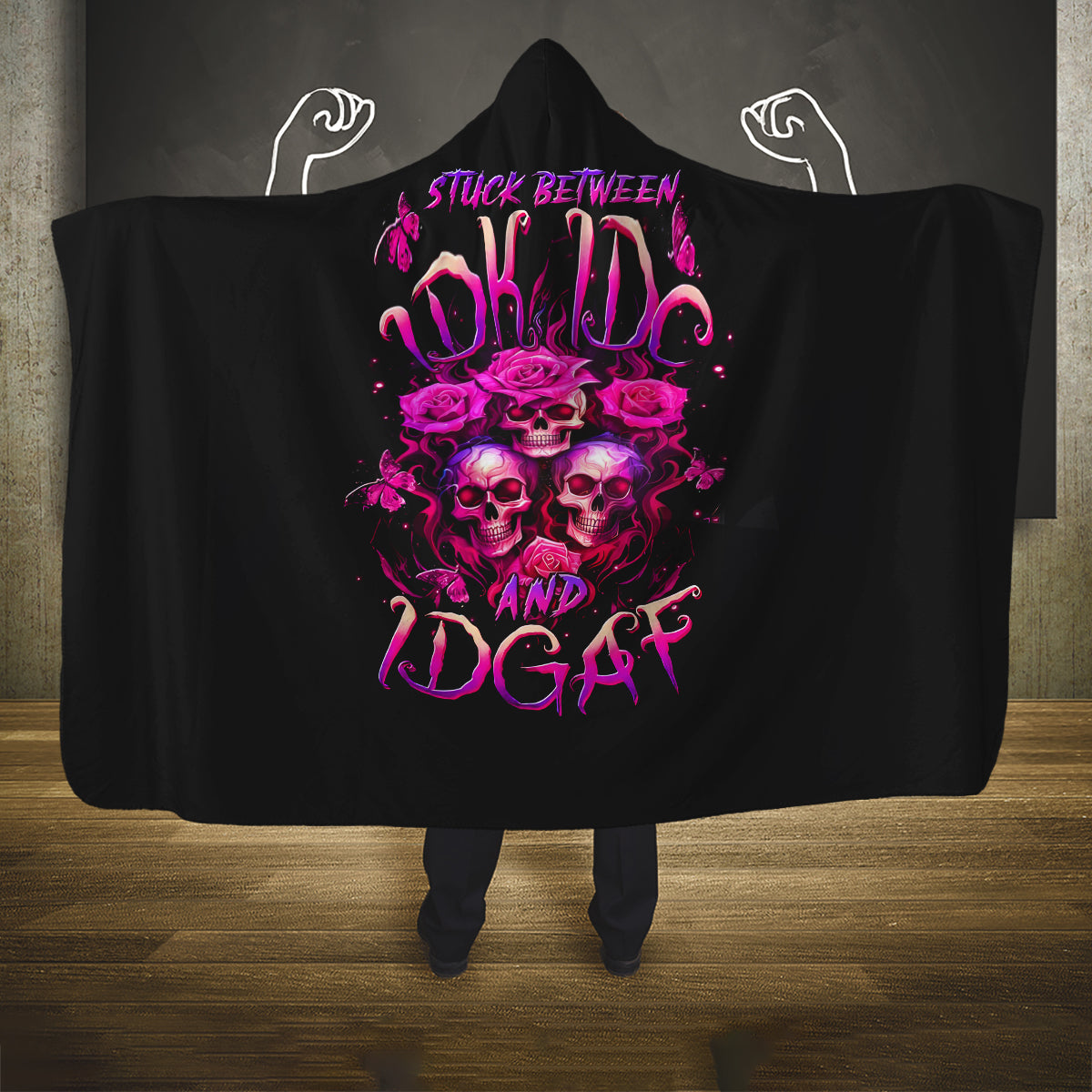 three-rose-skull-hooded-blanket-stuck-between-idk-idc-and-idgaf