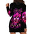 Three Rose Skull Hoodie Dress Stuck Between Idk Idc And Idgaf - Wonder Print Shop