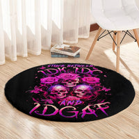 three-rose-skull-round-carpet-stuck-between-idk-idc-and-idgaf