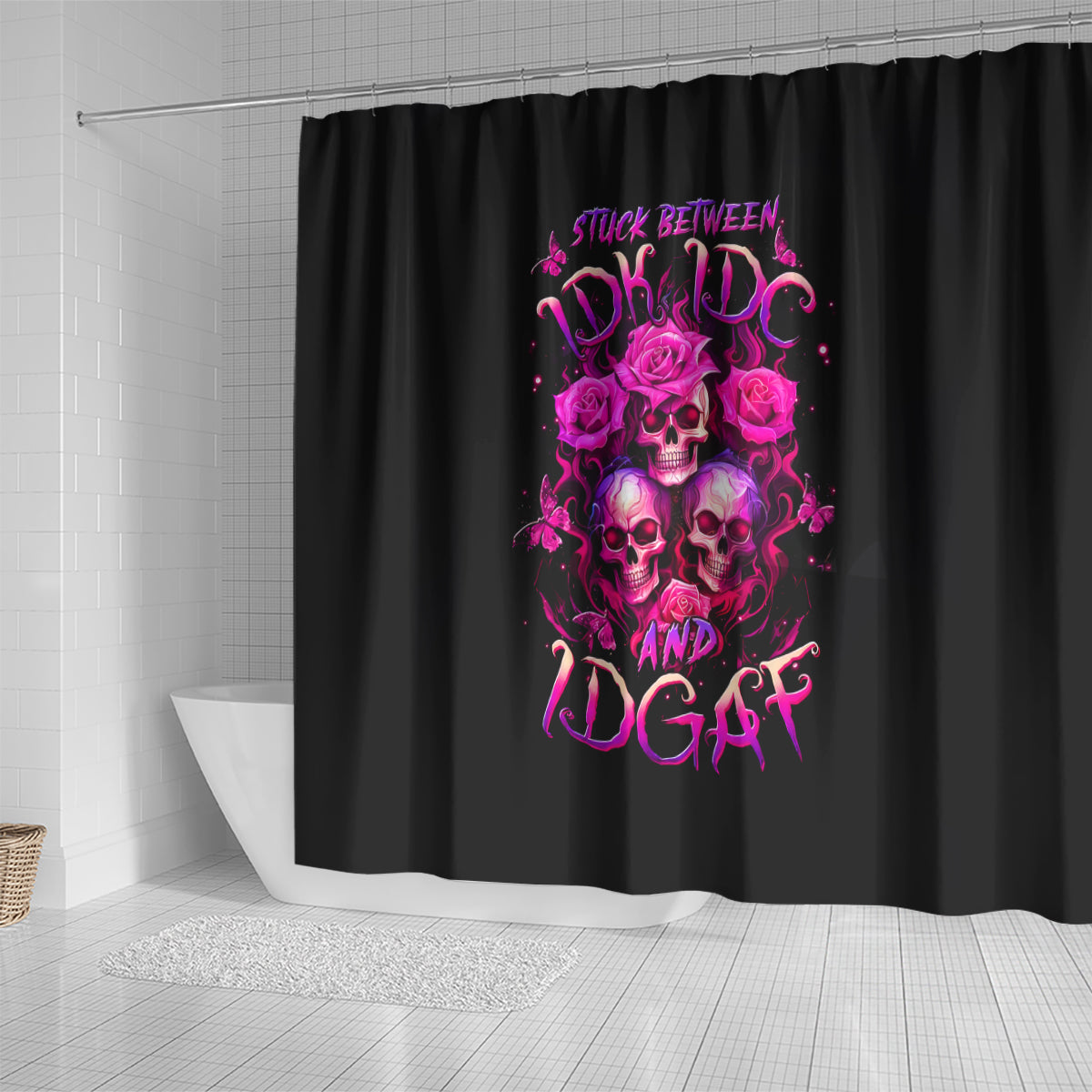 three-rose-skull-shower-curtain-stuck-between-idk-idc-and-idgaf