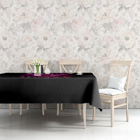 Three Rose Skull Tablecloth Stuck Between Idk Idc And Idgaf - Wonder Print Shop