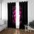 Three Rose Skull Window Curtain Stuck Between Idk Idc And Idgaf - Wonder Print Shop