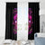 Three Rose Skull Window Curtain Stuck Between Idk Idc And Idgaf - Wonder Print Shop