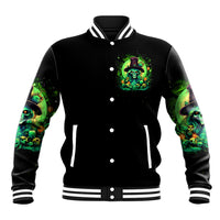 Witch Skull Baseball Jacket We Are The Granddaughters Of The Witches - Wonder Print Shop