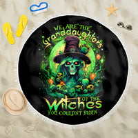 Witch Skull Beach Blanket We Are The Granddaughters Of The Witches - Wonder Print Shop