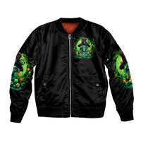 Witch Skull Bomber Jacket We Are The Granddaughters Of The Witches - Wonder Print Shop