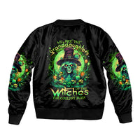 Witch Skull Bomber Jacket We Are The Granddaughters Of The Witches - Wonder Print Shop