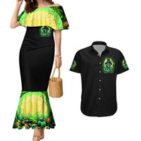 Witch Skull Couples Matching Mermaid Dress and Hawaiian Shirt We Are The Granddaughters Of The Witches - Wonder Print Shop