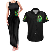Witch Skull Couples Matching Tank Maxi Dress and Hawaiian Shirt We Are The Granddaughters Of The Witches - Wonder Print Shop