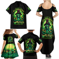Witch Skull Family Matching Summer Maxi Dress and Hawaiian Shirt We Are The Granddaughters Of The Witches - Wonder Print Shop