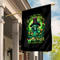 Witch Skull Garden Flag We Are The Granddaughters Of The Witches - Wonder Print Shop