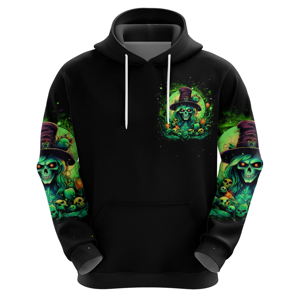 Witch Skull Hoodie We Are The Granddaughters Of The Witches - Wonder Print Shop
