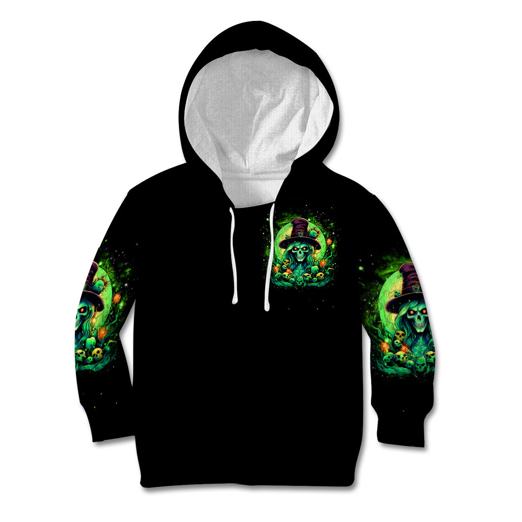 Witch Skull Kid Hoodie We Are The Granddaughters Of The Witches - Wonder Print Shop