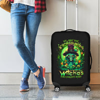 Witch Skull Luggage Cover We Are The Granddaughters Of The Witches - Wonder Print Shop