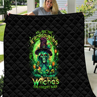 Witch Skull Quilt We Are The Granddaughters Of The Witches - Wonder Print Shop