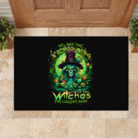 Witch Skull Rubber Doormat We Are The Granddaughters Of The Witches - Wonder Print Shop