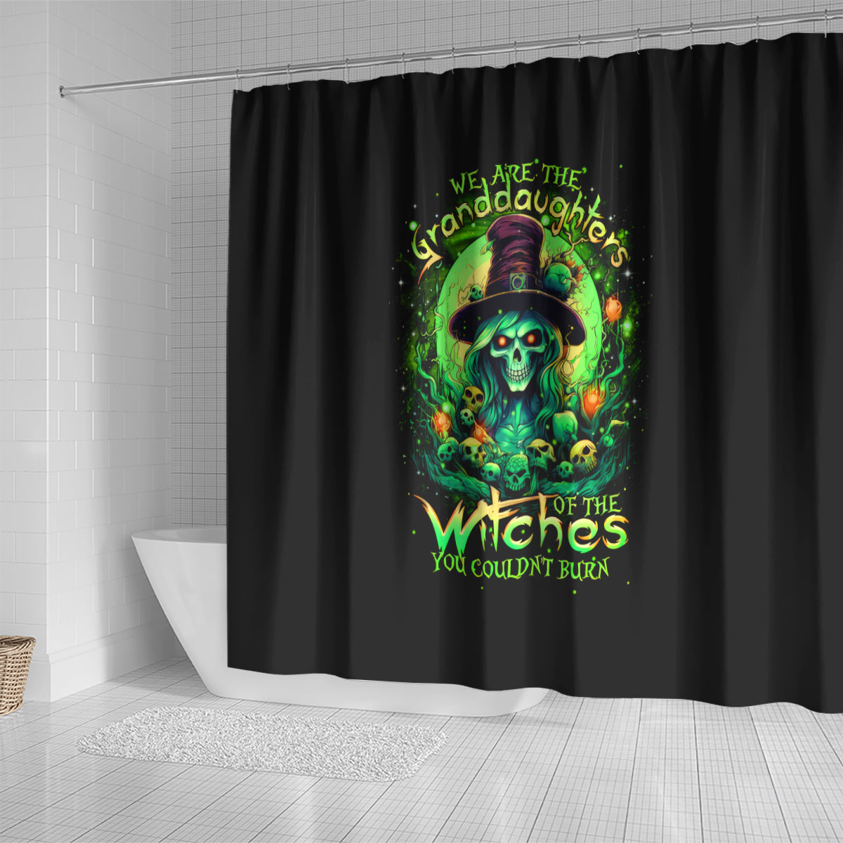 witch-skull-shower-curtain-we-are-the-granddaughters-of-the-witches