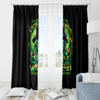 Witch Skull Window Curtain We Are The Granddaughters Of The Witches - Wonder Print Shop
