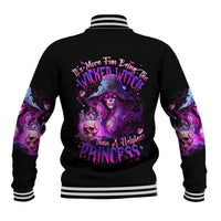 Witch Skull Baseball Jacket It's More Fun Being The Wicked Witch - Wonder Print Shop