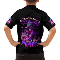 Witch Skull Family Matching Short Sleeve Bodycon Dress and Hawaiian Shirt It's More Fun Being The Wicked Witch - Wonder Print Shop