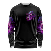 Witch Skull Long Sleeve Shirt It's More Fun Being The Wicked Witch - Wonder Print Shop