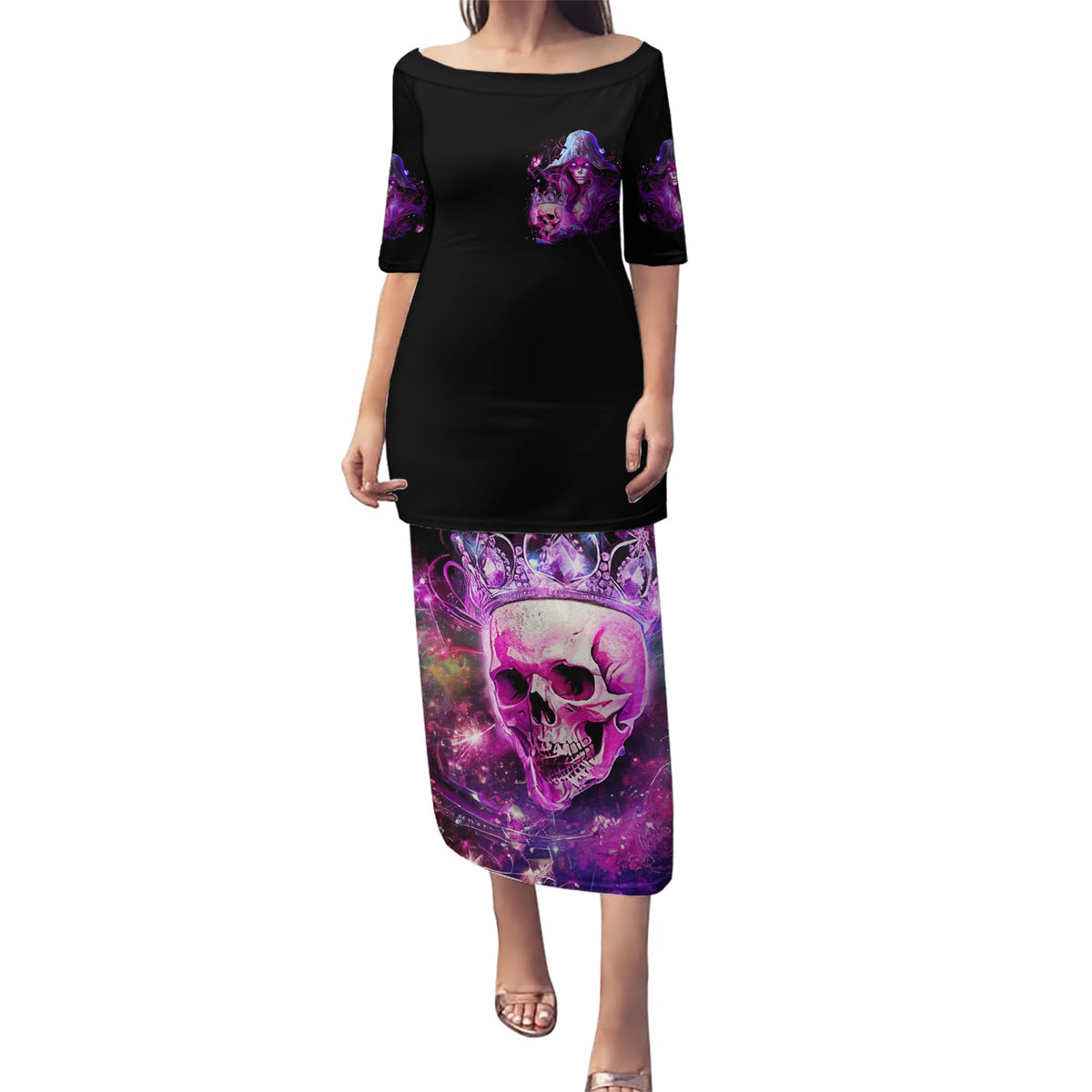 Witch Skull Puletasi It's More Fun Being The Wicked Witch - Wonder Print Shop