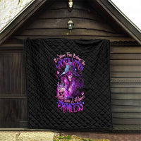 Witch Skull Quilt It's More Fun Being The Wicked Witch - Wonder Print Shop
