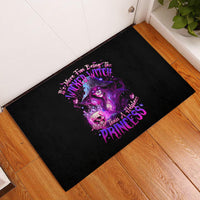 Witch Skull Rubber Doormat It's More Fun Being The Wicked Witch - Wonder Print Shop
