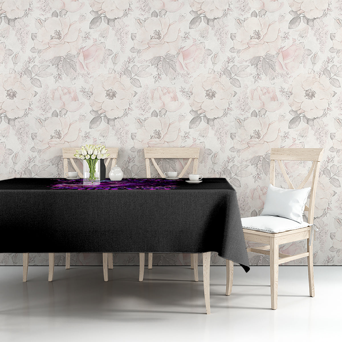 Witch Skull Tablecloth It's More Fun Being The Wicked Witch - Wonder Print Shop