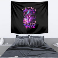 Witch Skull Tapestry It's More Fun Being The Wicked Witch - Wonder Print Shop
