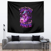 Witch Skull Tapestry It's More Fun Being The Wicked Witch - Wonder Print Shop