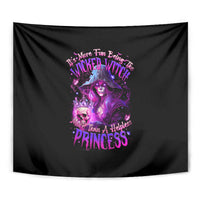 Witch Skull Tapestry It's More Fun Being The Wicked Witch - Wonder Print Shop
