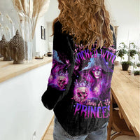 Witch Skull Women Casual Shirt It's More Fun Being The Wicked Witch - Wonder Print Shop