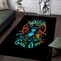 Witch Skull Area Rug Don't Pss Off The Witch - Wonder Print Shop