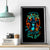 Witch Skull Canvas Wall Art Don't Pss Off The Witch - Wonder Print Shop