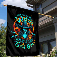Witch Skull Garden Flag Don't Pss Off The Witch - Wonder Print Shop