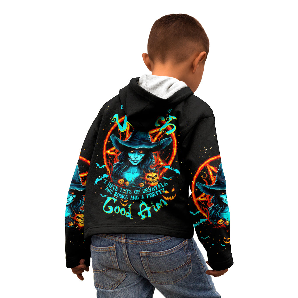 Witch Skull Kid Hoodie Don't Pss Off The Witch - Wonder Print Shop