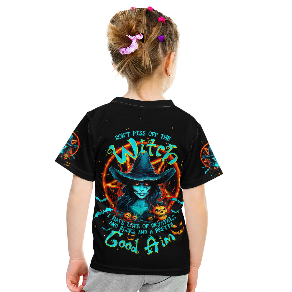 Witch Skull Kid T Shirt Don't Pss Off The Witch - Wonder Print Shop