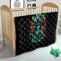 Witch Skull Quilt Don't Pss Off The Witch - Wonder Print Shop